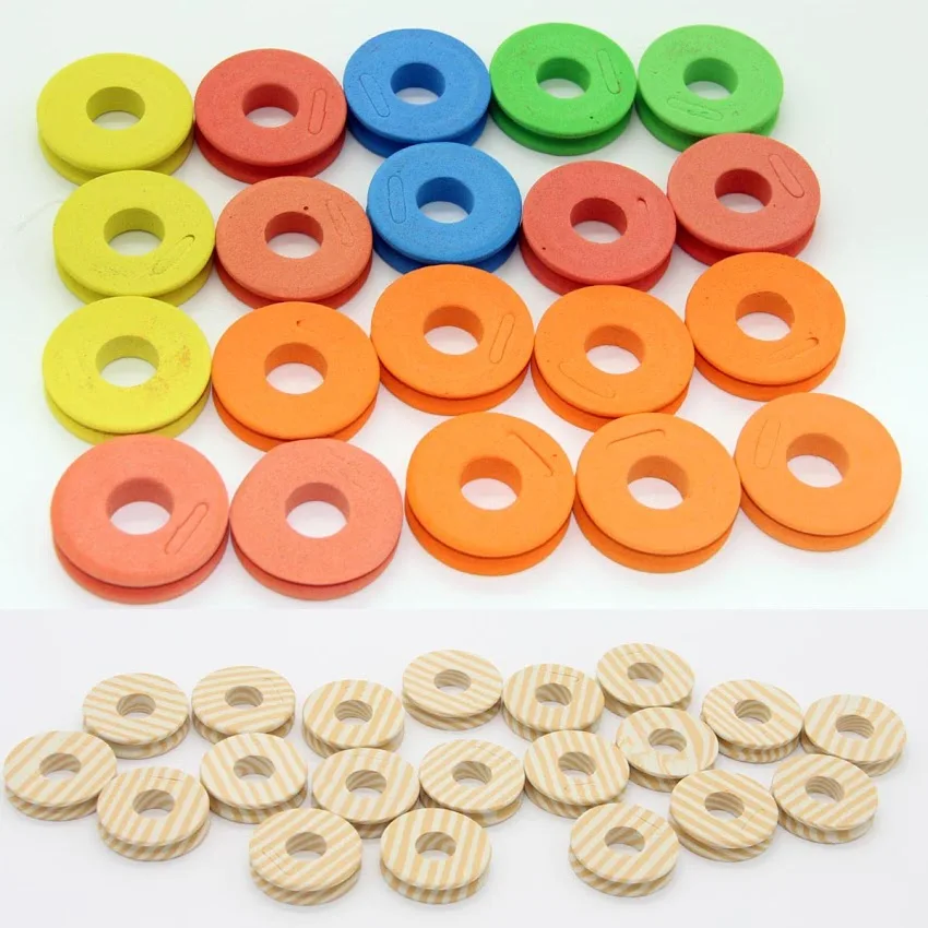 

20/100 шт., Рыболовные катушки из пены круглой формы для ниток