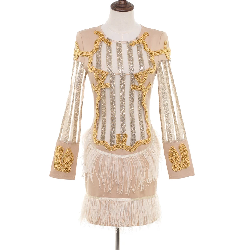 Высокое качество подиум 2020 дизайнерское платье в стиле барокко женское расшитое