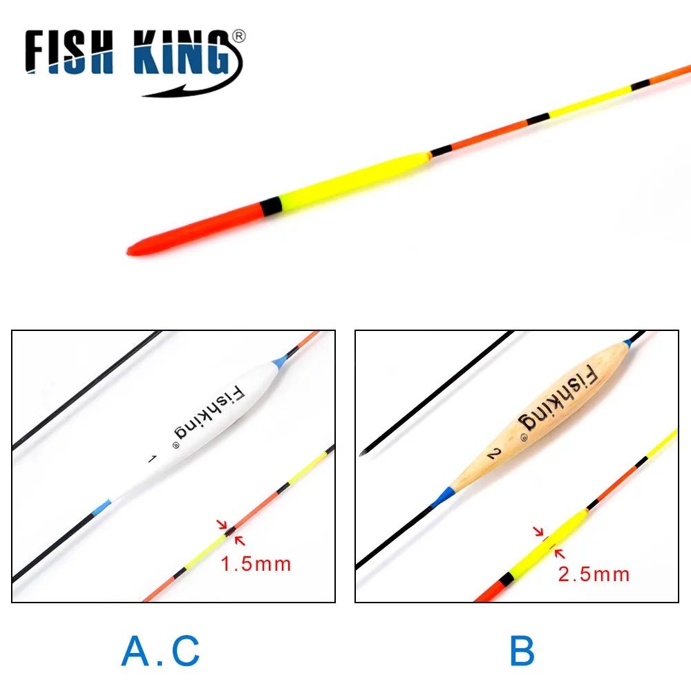 FISH KING рыболовный поплавок Barguzinsky Fir 3 шт./лот добберы для рыбалки на карпа