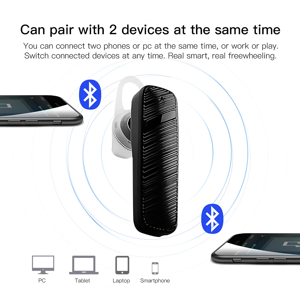 KEBIDU Hands Free Bluetooth4.1 наушники беспроводные портативные стерео спортивные для iPhone