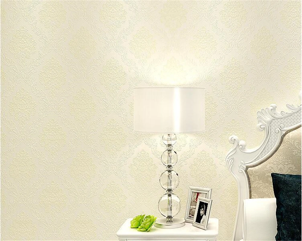 beibehang European pastoral Damascus flower wall paper nonwoven girl room living bedroom wedding background wallpaper | Обустройство