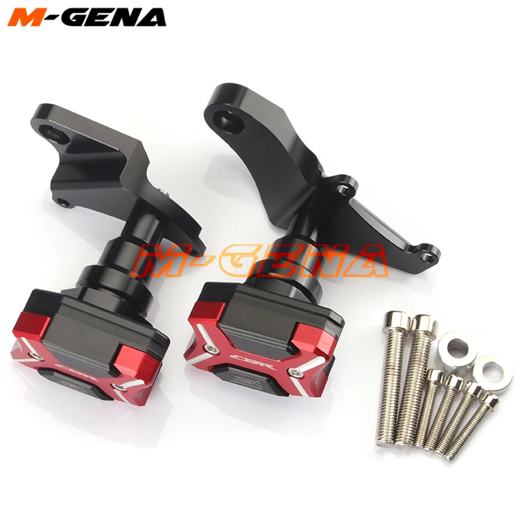 

Motorcycle CNC Crash Pad Frame Slider Protection Guard For CBR500 R CBR500R CBR 500R 2014 2015 2016 14 15 16