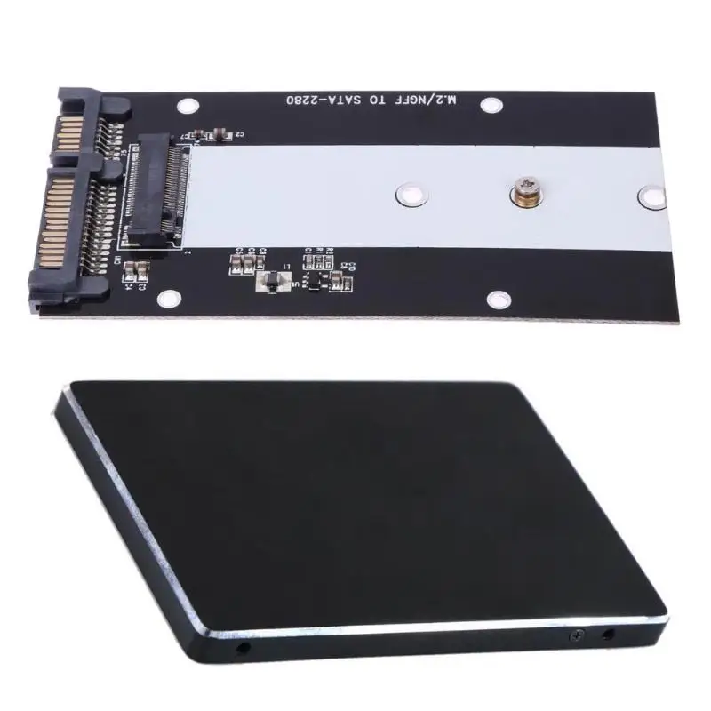 B Key M.2 NGFF SSD SATA 2 5 "адаптер карта для Windows Vista Linux Mac 10 OS For Type 2230 2242 2260 2280|Компьютерные