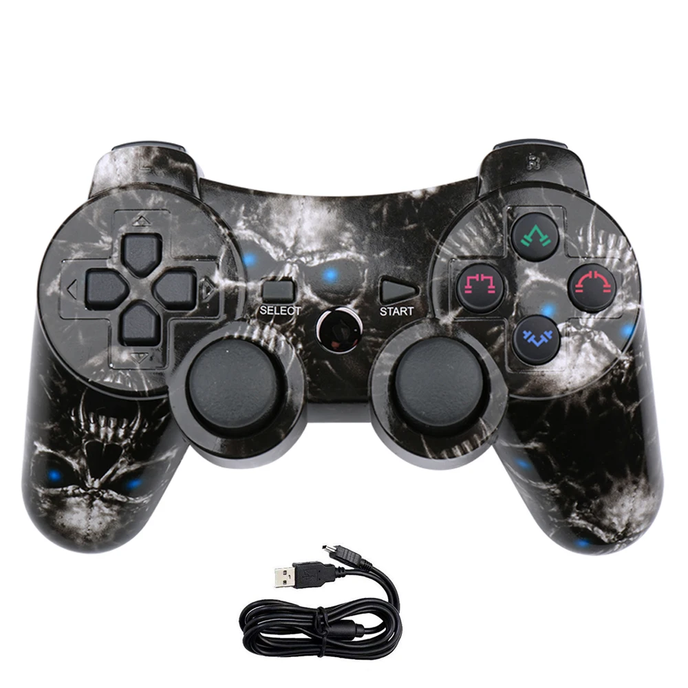 K ISHAKO для PS3 контроллер беспроводной двойной ударный геймпад Playstation 3 Пульт