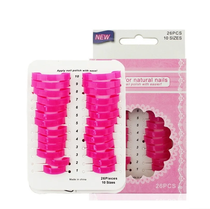 Nail Polish Tool 26pcs Glue Model Spill Proof Manicure Protector Tools | Красота и здоровье