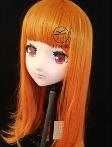 (Маска LiLi-45) милая полимерная маска для головы девочек кигуруми косплей японская