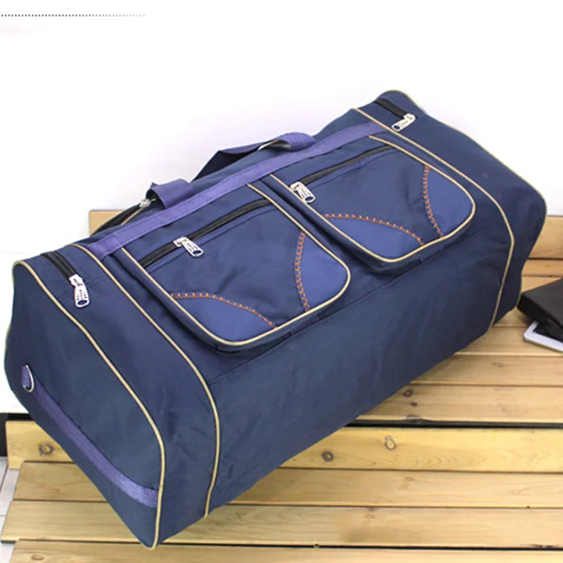 80L Men's Waterproof Luggage Gym Bag Nylon Travel Training Fitness Bags Women Outdoor Large Shoulder Duffle Sports Handbag XA53D