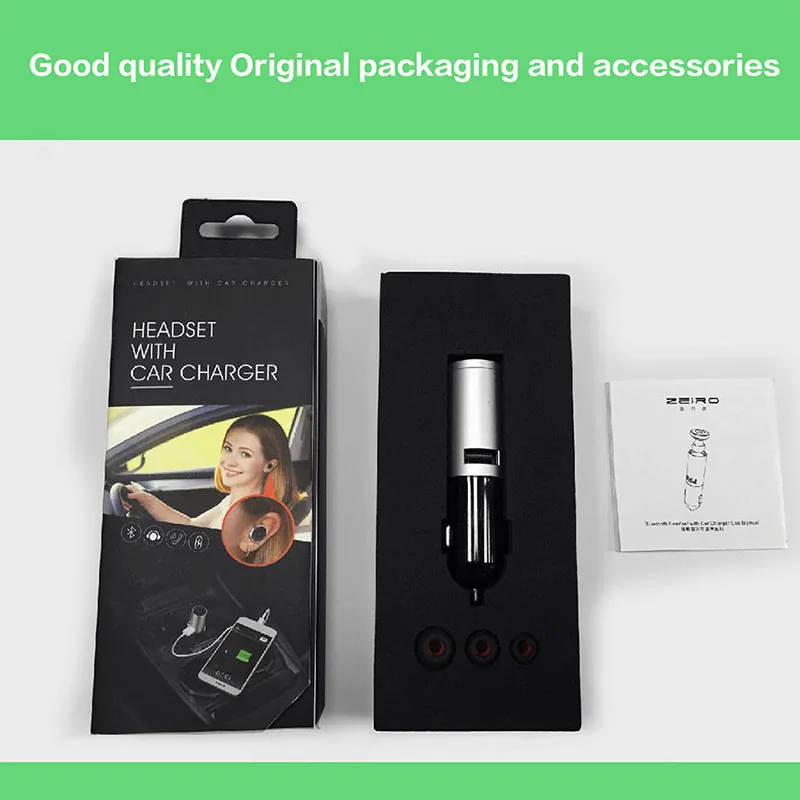 Автомобильная Bluetooth беспроводная гарнитура для наушников стерео мини наушники с