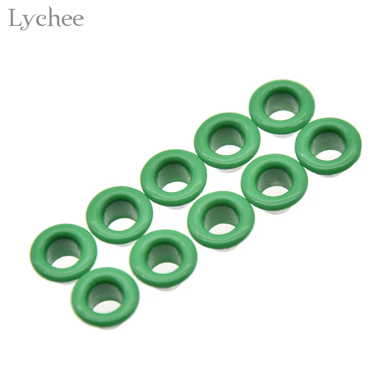 4 Lychee Life 100 шт. металлические люверсы для кожаного ремесла DIY ручной работы аксессуары для скрапбукинга - Цвет: 4