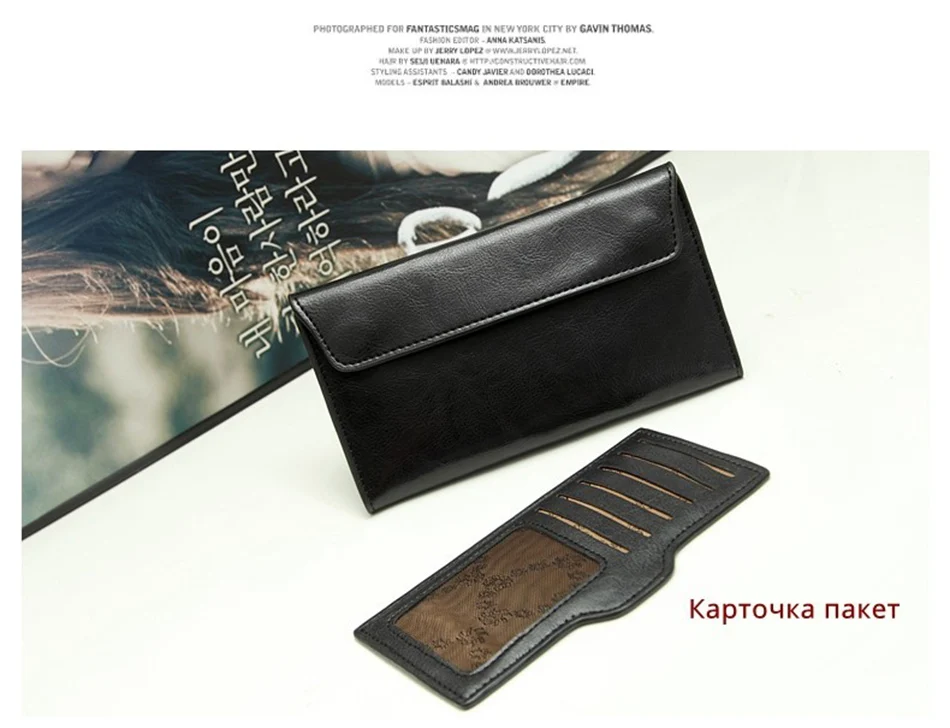 Тонкий женский кошелек из натуральной кожи, женский длинный клатч, кошельки для монет, женские кошельки и кошельки, Дамский держатель для карт Walet Vallet