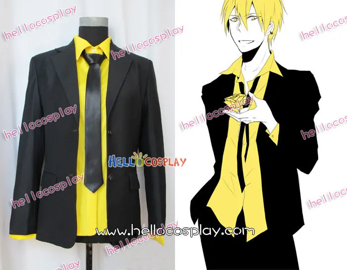 

Kuroko No Basuke Kaijo High Uniform Ryota Kise Black Suit H008