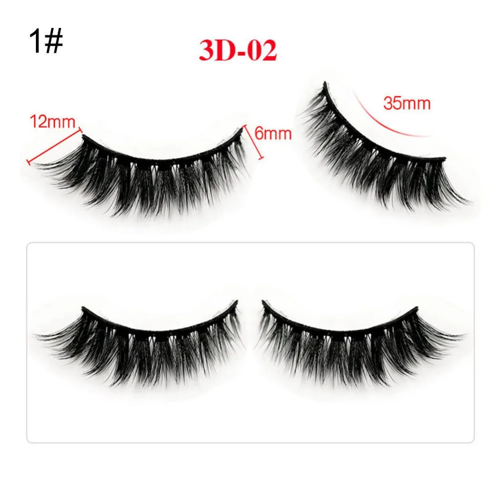 3 пары/компл. 3D толстые накладные ресницы для наращивания макияжа Супер