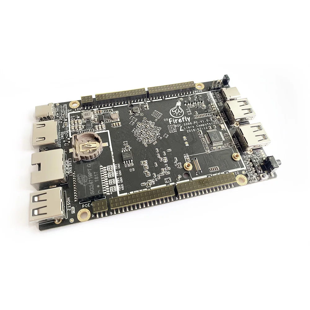 Firefly ROC RK3399 ПК на базе серверного уровня ARM Cortex A72, работает с Android 8,1 и Ubuntu 18,04, поддержка PD 2,0 и PO