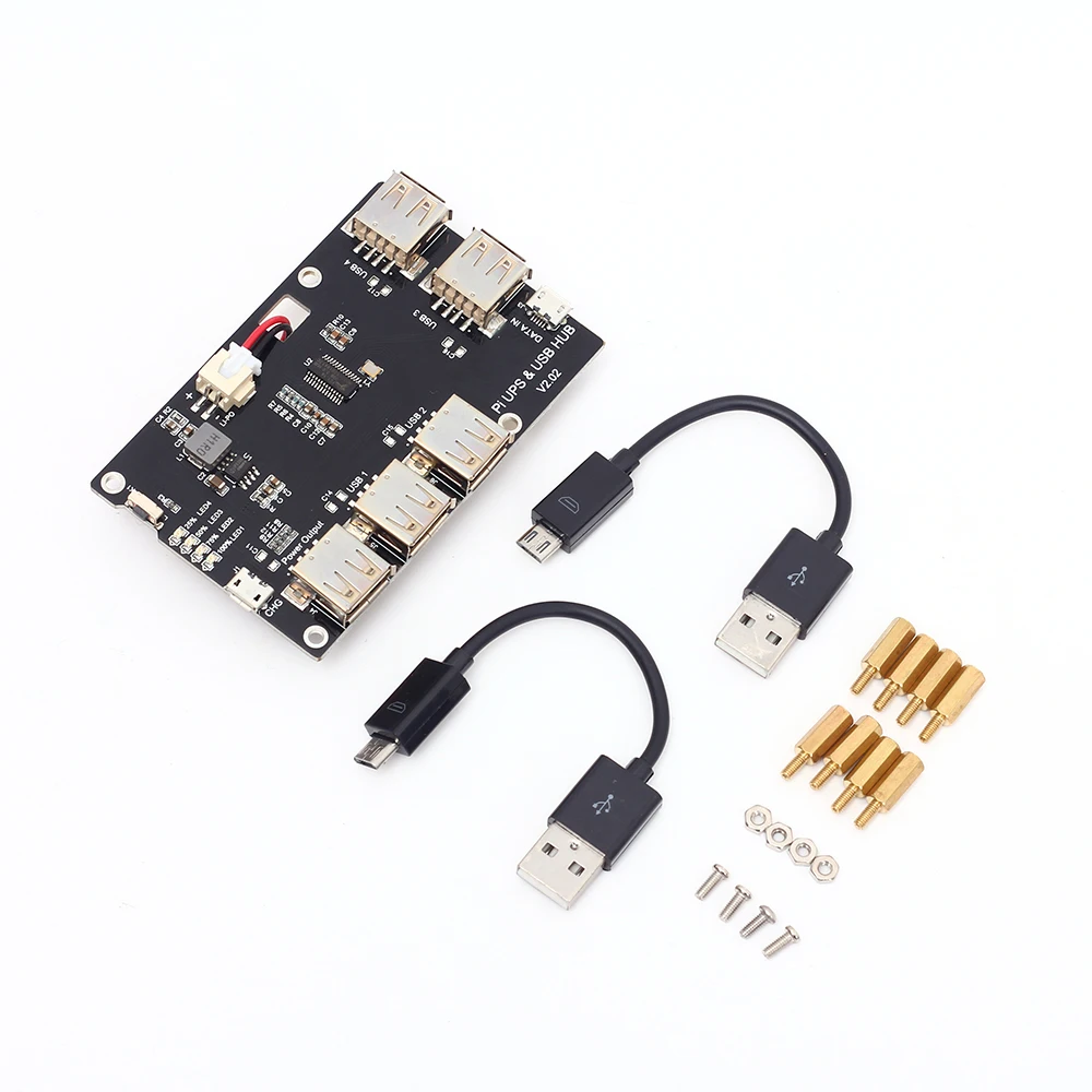 Модуль литиевой батареи USB HUB для Raspberry Pi 3 Zero/3B/2B/B 5 в 2 А блока питания|module 5v|module usbpower