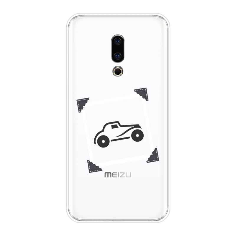 Задняя панель для Meizu 16th 16x15 Lite 16 Plus мягкий силиконовый Винтажный чехол в стиле