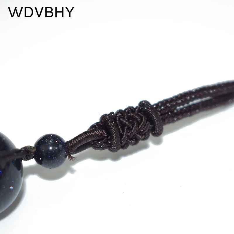 Ожерелье из натурального песчаника веревка цепь милый кулон с кристаллом камень