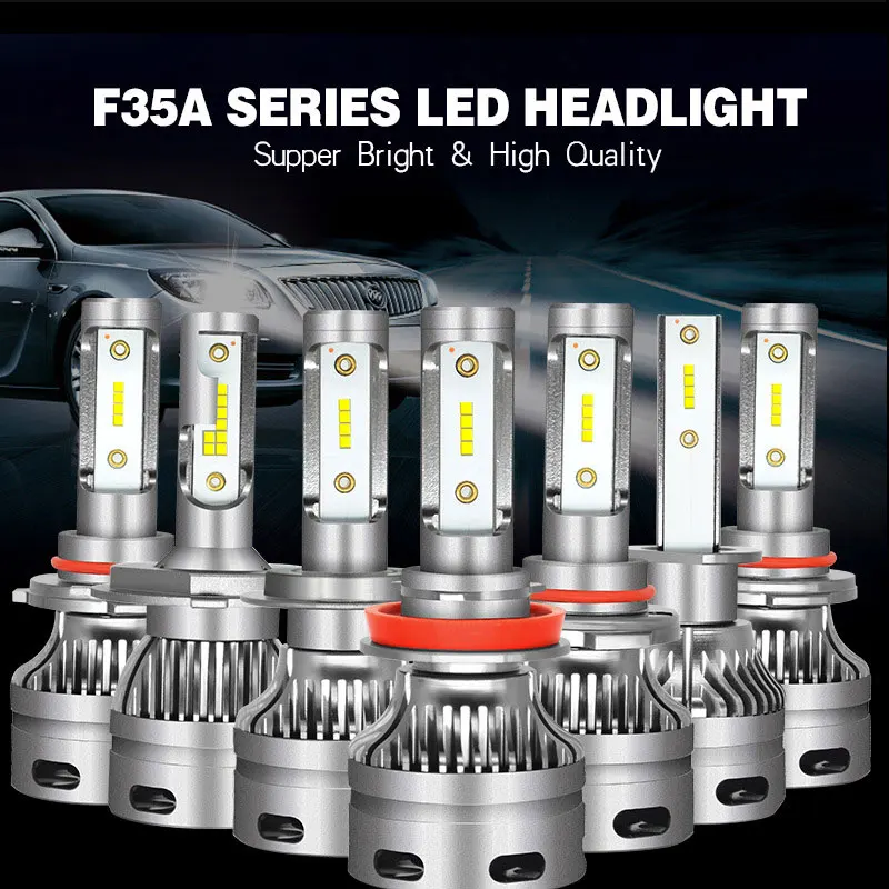 Светодиодные лампы Fuxuan H7 автомобильные фары H4 LED H1 9005 9006 H11 противотуманные 12 В 24