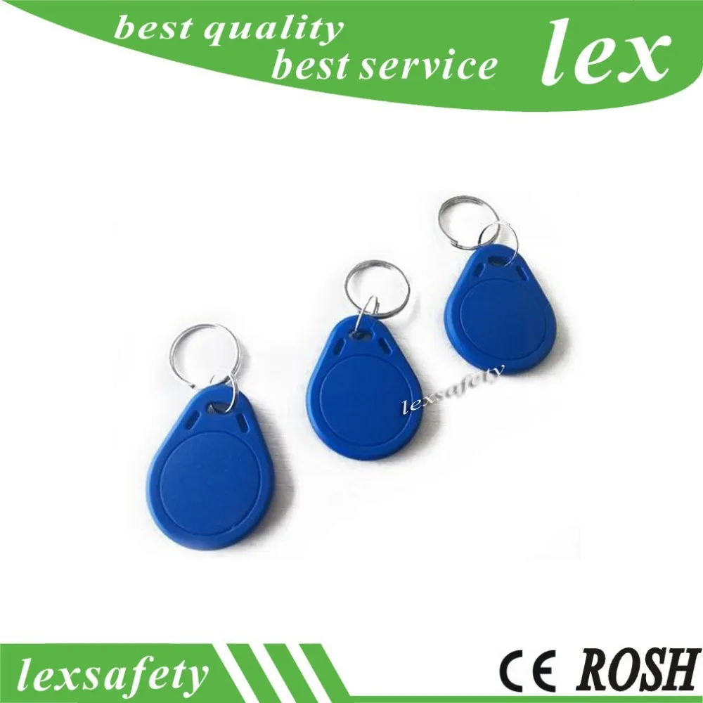 100 шт. Бесконтактный ISO11785 перезаписываемый 125 кГц 330 бит T5557 / T5577 RFID IC ABS брелок