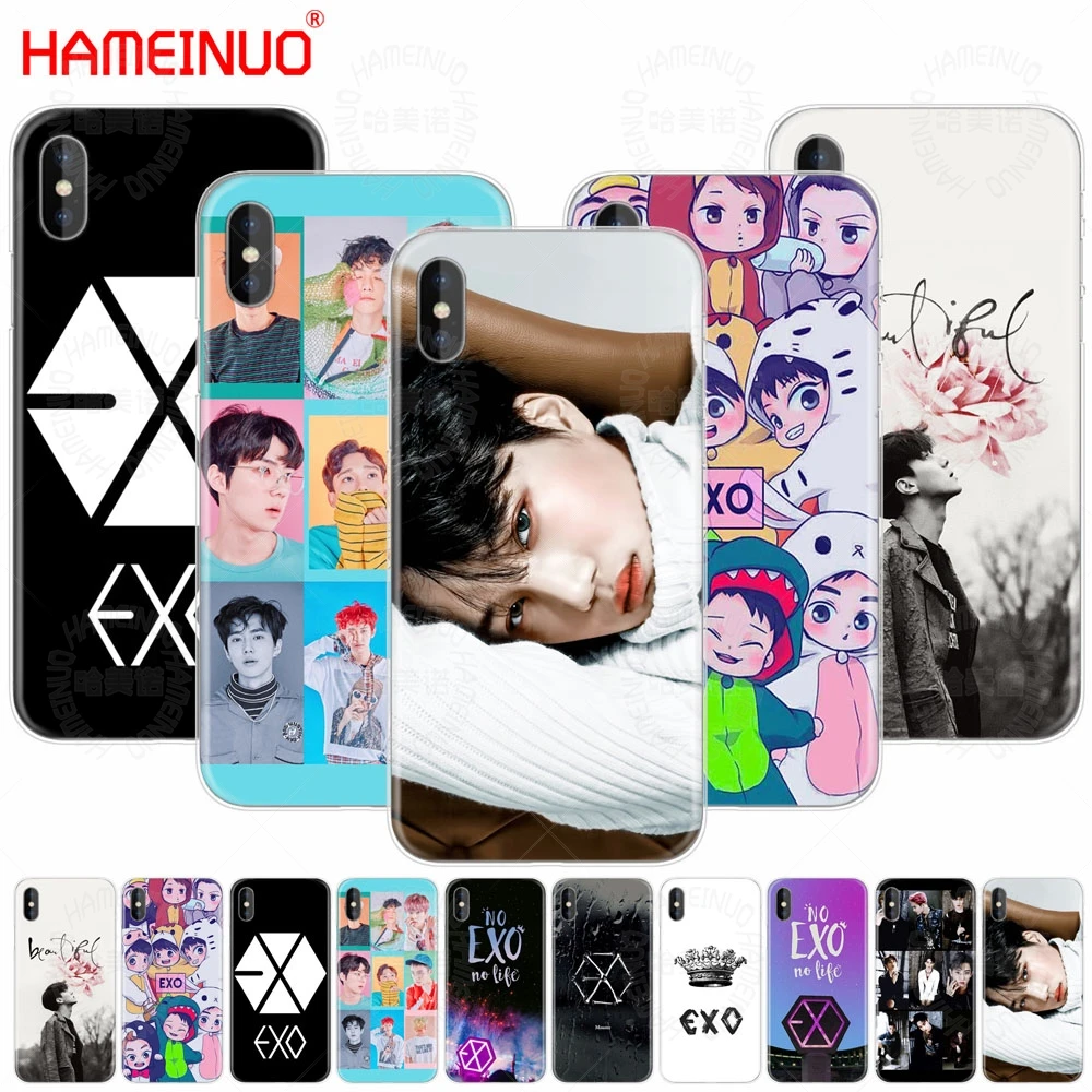 Чехол для мобильного телефона HAMEINUO Kpop exo Lucky one iphone X 8 7 6 4 4S 5 5S SE 5c 6s plus|Бамперы| |