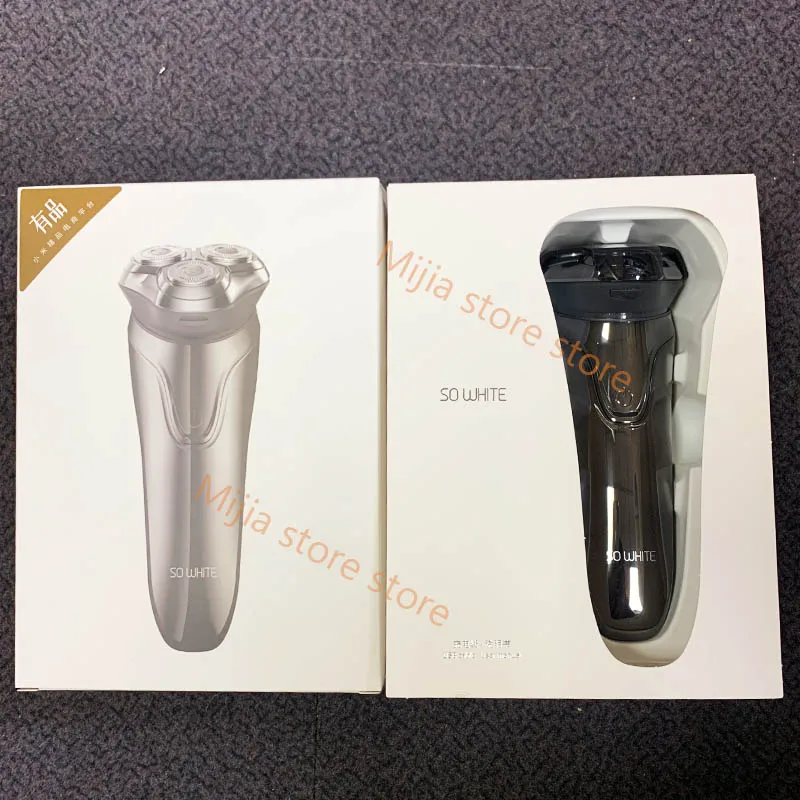 XIAOMI SO WHITE, Мужская моющаяся перезаряжаемая электробритва, беспроводная, 3D смарт-бритва с управлением, IPX7, Водонепроницаемая бритва для бороды H30