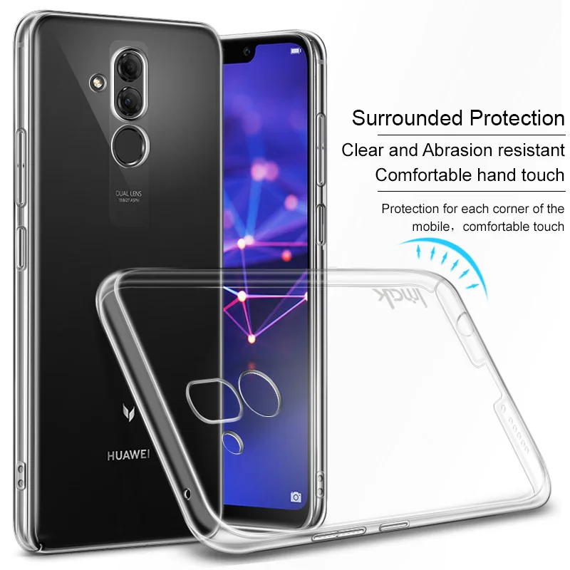 Чехол для Huawei Mate 20 Lite Imak Full surround PC Жесткий пластиковые чехлы телефонов прозрачная