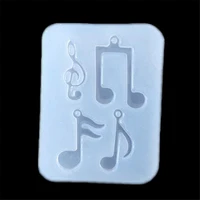 musical note shape diy pendant tools jewelry accessories epoxy silicone mold mobile phone decoration molds chocolate cake mould