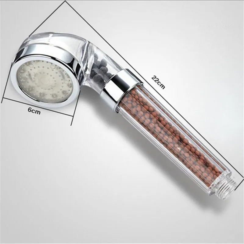 RGB LED Shower Head Pressurized Water Temperature Sensor Rain 3 Colors Handheld Bath | Обустройство дома