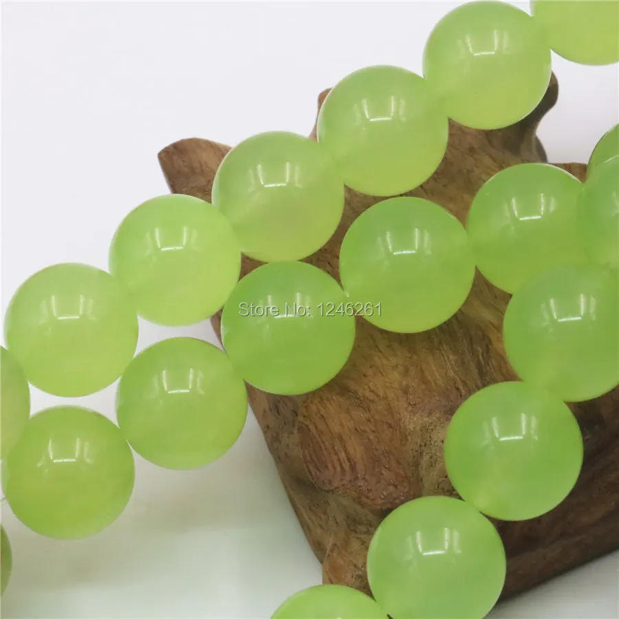 Accessories Lemon Chalcedony Crafts Stone Girls Gifts DIY Loose Round Beads Balls 4mm 6mm 8mm 10mm 12mm Hand Made Jewelry Making | Украшения