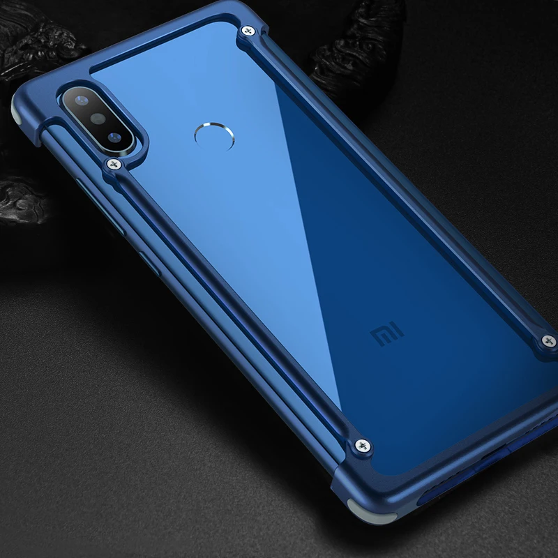 Oatsbasf Алюминиевый металлический бампер чехол для Xiaomi mi 8 mi 8/Pro/Explorer Роскошная подушка безопасности Защита от падения жесткий чехол mi 8 Pro
