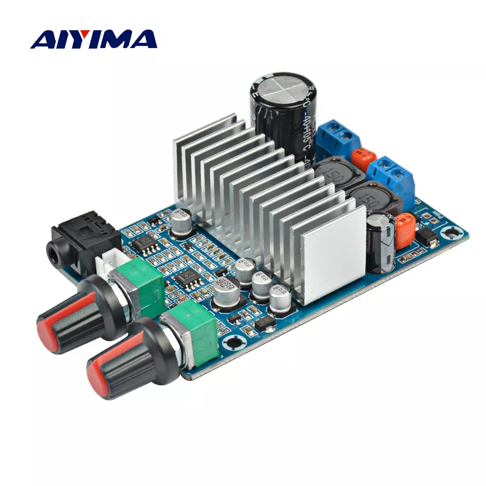 AIYIMA TPA3116 جهاز تضخيم الصوت مجلس TPA3116D2 مكبرات الصوت 100 واط باس الناتج DC12-24V