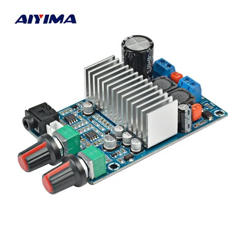 Плата усилителя сабвуфера AIYIMA TPA3116, TPA3116D2, аудиоусилители 100 Вт, басовая мощность