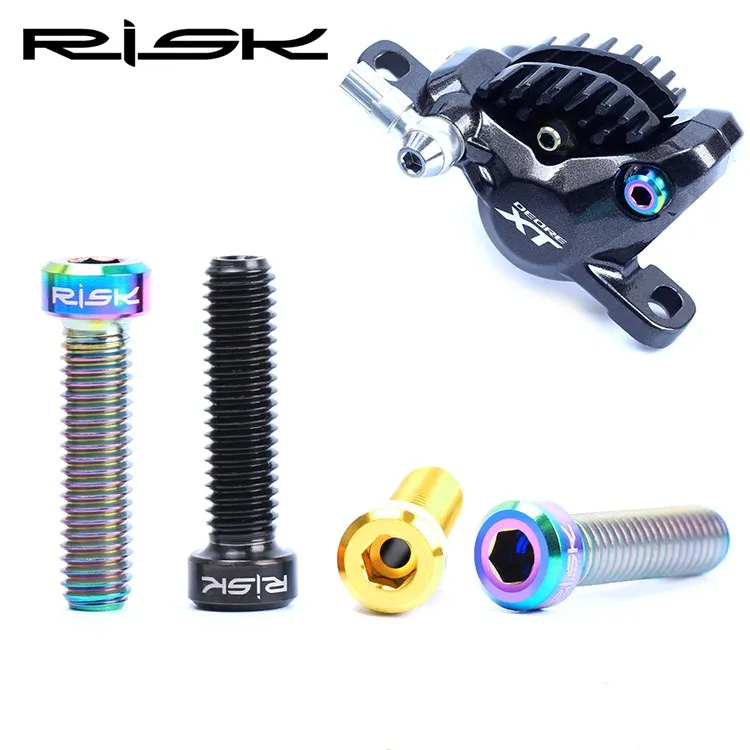 Риск Титан M6 * 23 5 мм велосипед тормозной диск болты суппорта для Shimano Deore XT и SRAM