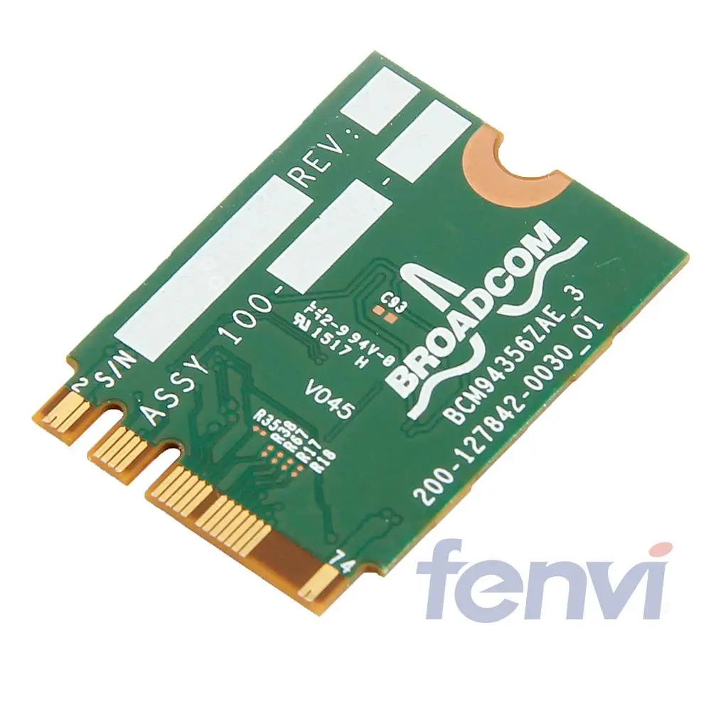 New Broadcom BCM94356ZAE Wireless-AC NGFF 867Mbps 802.11ac Wifi Bluetooth BT 4.1 Card For IBM/Lenovo FRU:00JT479 Network Adapter |