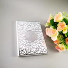 Свадебная Гостевая книга для подписей на заказ, овальная белая пустая внутренняя страница, персонализированные зеркальные книги, подарки для гостей, декор для вечевечерние