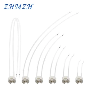 GU5.3 Керамика держатель лампы лампа в розетку Base 10 см 20 см 30 см 50 см для Светодиодный абажур для лампы MR11 MR16 прожектор G5.3 галогенная лампа