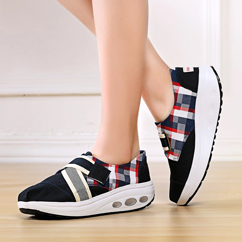 Женская обувь для тенниса дышащая нескользящая на танкетке Zapatillas Deportivas Muje