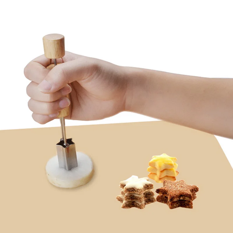 Hifuar Star Shape Cookie Fruit Mold Stainless Steel Tools Chocolate Cake Cutters DIY Decorating Pastry Baking | Дом и сад