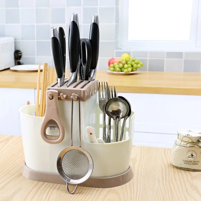 Полипропиленовый кухонный органайзер коробка для палочек сливная стойка ложки