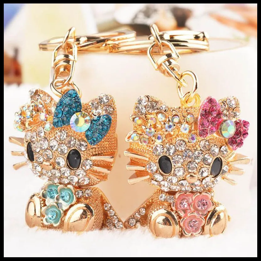 

Новинка 2019, модный креативный брелок с котенком, украшения для девушек в сумку, автомобильный брелок, изысканный подарок, подарок на день ро...