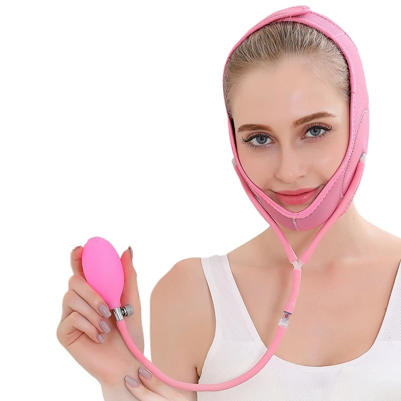 Воздушный пресс подтягивающий пояс маска для подтяжки лица массажер v-образная