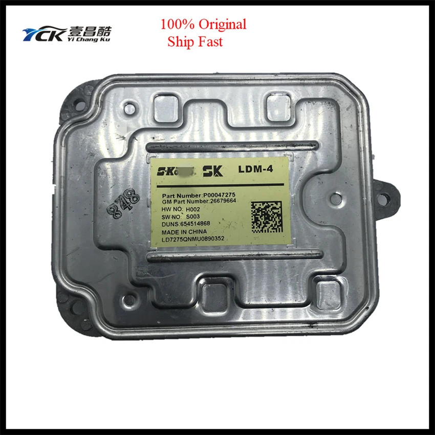 1 шт. YCK оригинальный GS8 светодиодный фара водителя xenon HID балласт P00047275 654514868