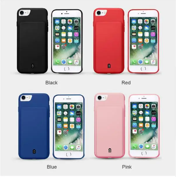 4500 мАч/7000 мАч внешний аккумулятор банк питания телефон чехол для iPhone 6 6s 7 8 Plus