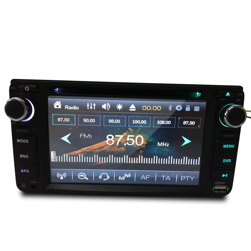 Двойной DIN сенсорный экран Bluetooth стерео радио универсальный автомобильный DVD для Toyota