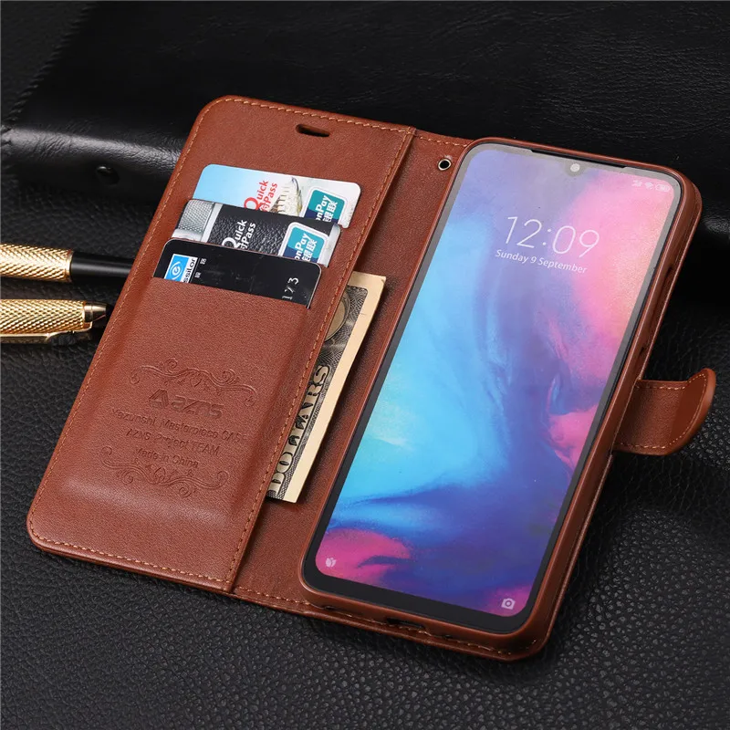 Винтажный кожаный чехол бумажник с откидной крышкой для Xiaomi Redmi Note 7 Pro/Redmi 7/Y3