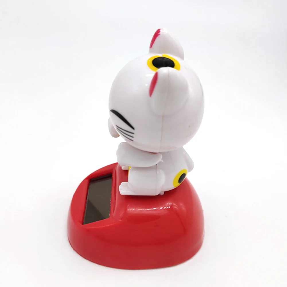 Модные новые золотые/белые солнечные Maneki Neko Zhcmdjj приветственные Фортуны кошки счастливые для дома автомобиля отеля Ресторан Декор Ремесло