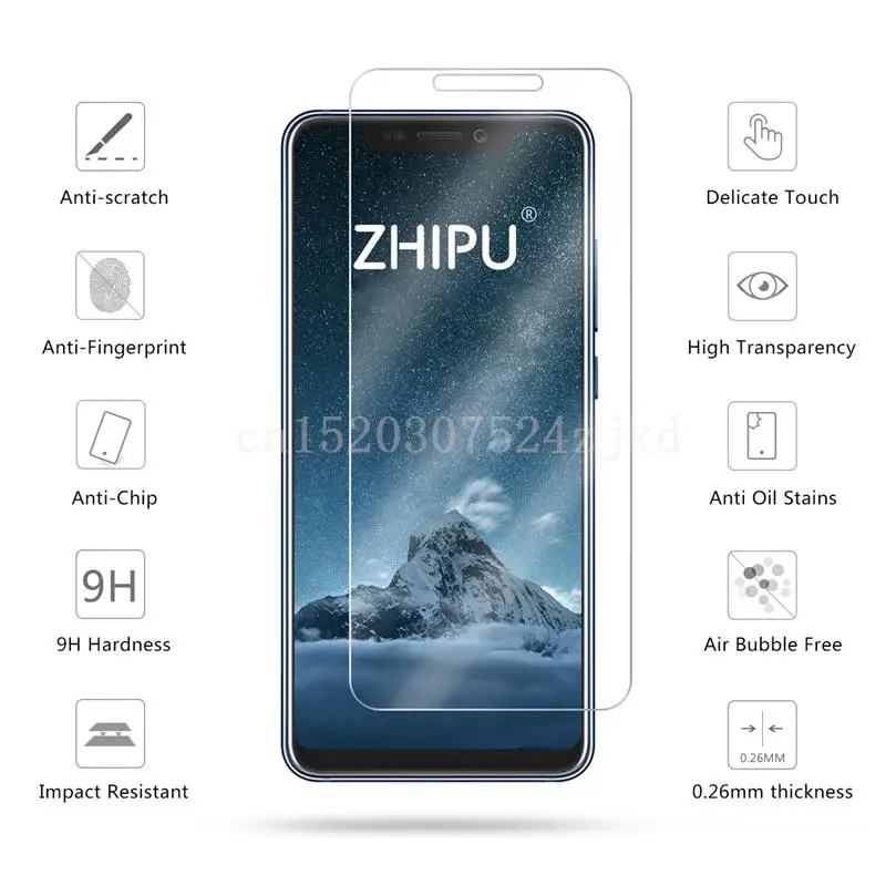 Защита экрана из закаленного стекла защитное стекло или ZTE Blade a4 Axon 9 Pro V9 Vita A530