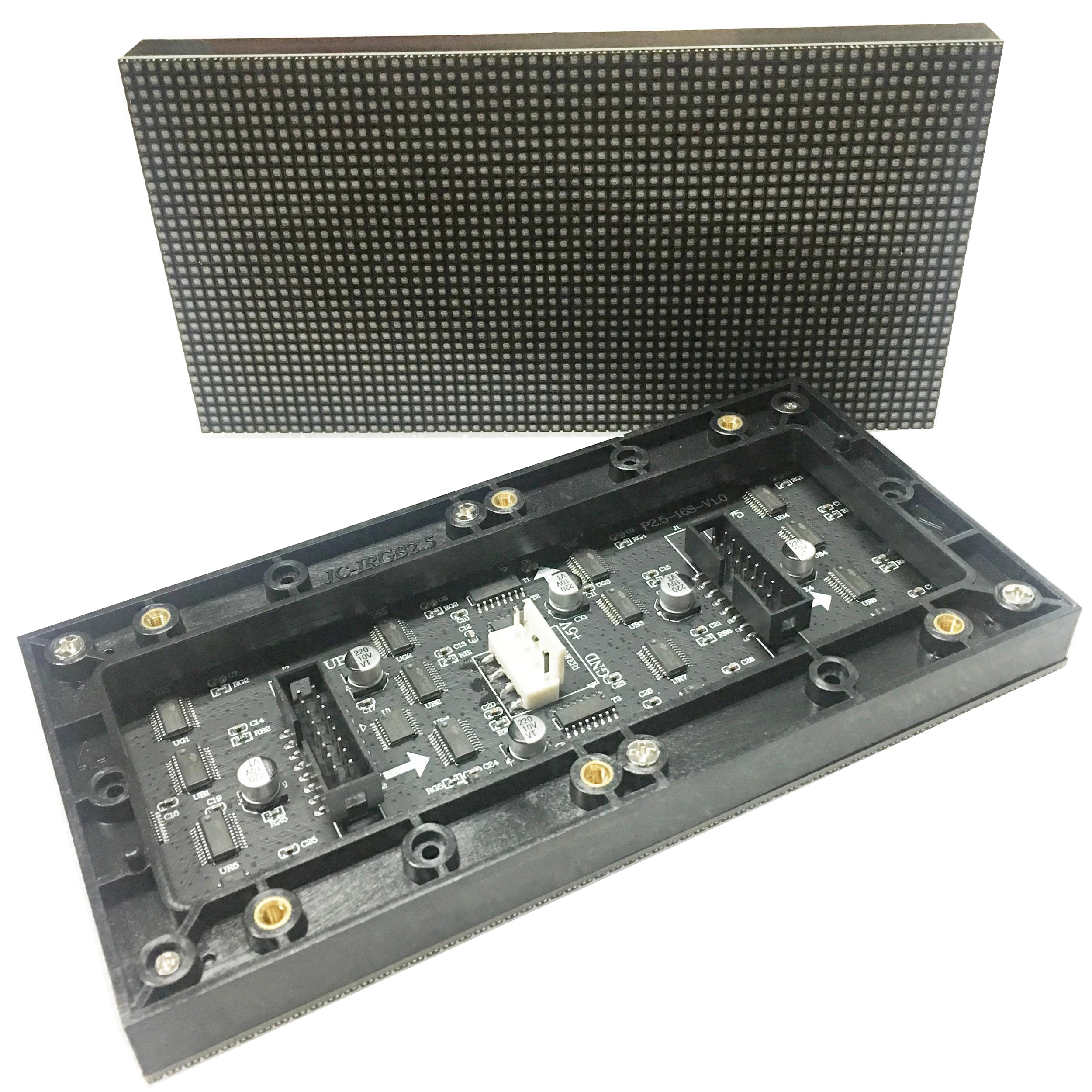Ali express p2.5 модуль светодиодной матрицы высокая яркость полноцветный rgb diy светодиодный знак компоненты модуль