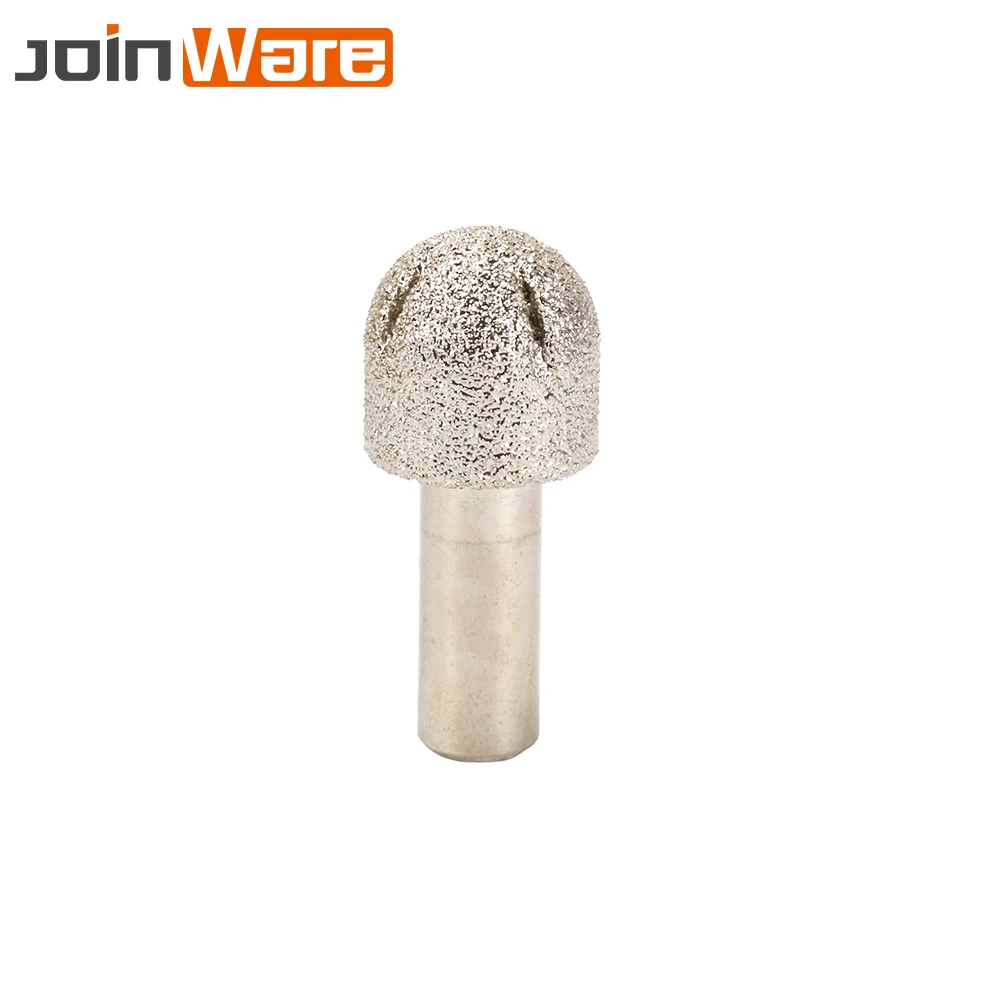 Диаметр головки 23 мм припой Алмазный профиль колесо фреза хвостовик 1/2 дюйма