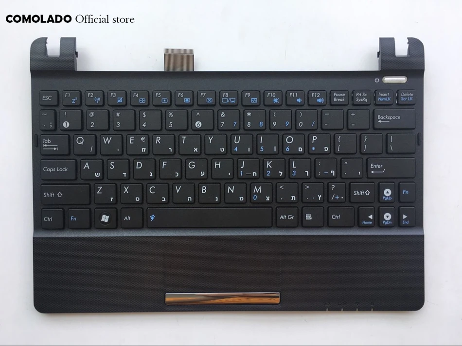 HB Иврит Клавиатура для ноутбука с C оболочкой ASUS Eee PC X101H X101CH X101 белая и черная
