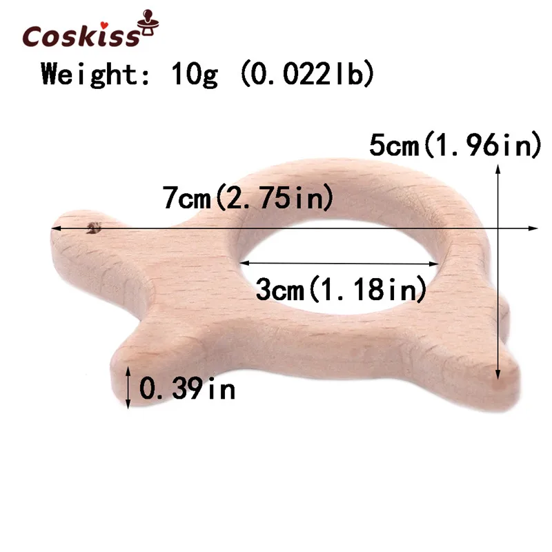 Детский Прорезыватель для зубов сделай сам из органического натурального бука